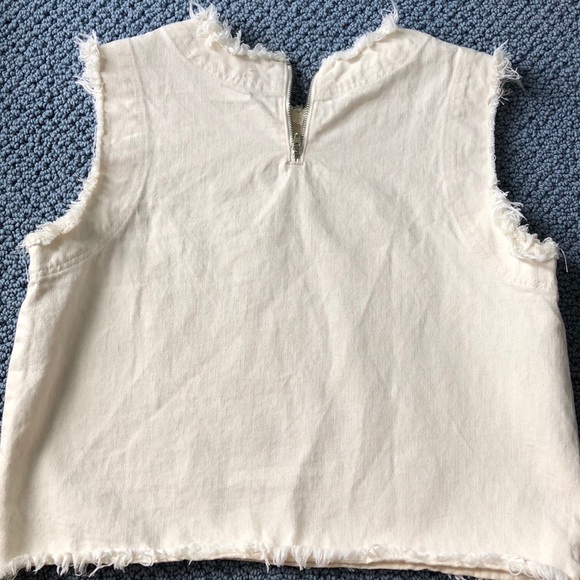 Distressed denim top! - Picture 3 of 4